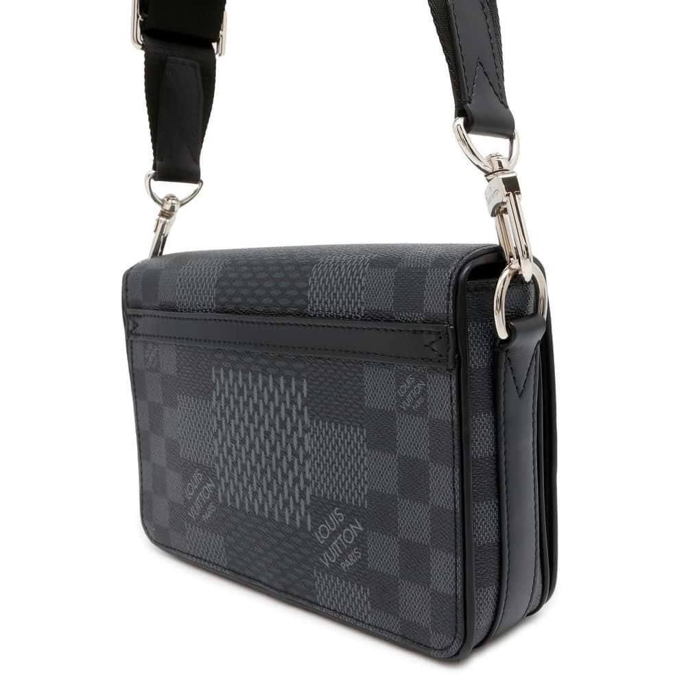 Louis Vuitton Shoulder Black Damier Bag Messenger Graphite Black Studio